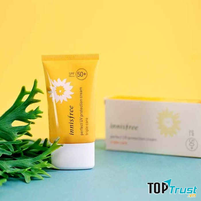 Kem Chống Nắng Innisfree Perfect UV Protection Cream Triple Care SPF 50 PA+++