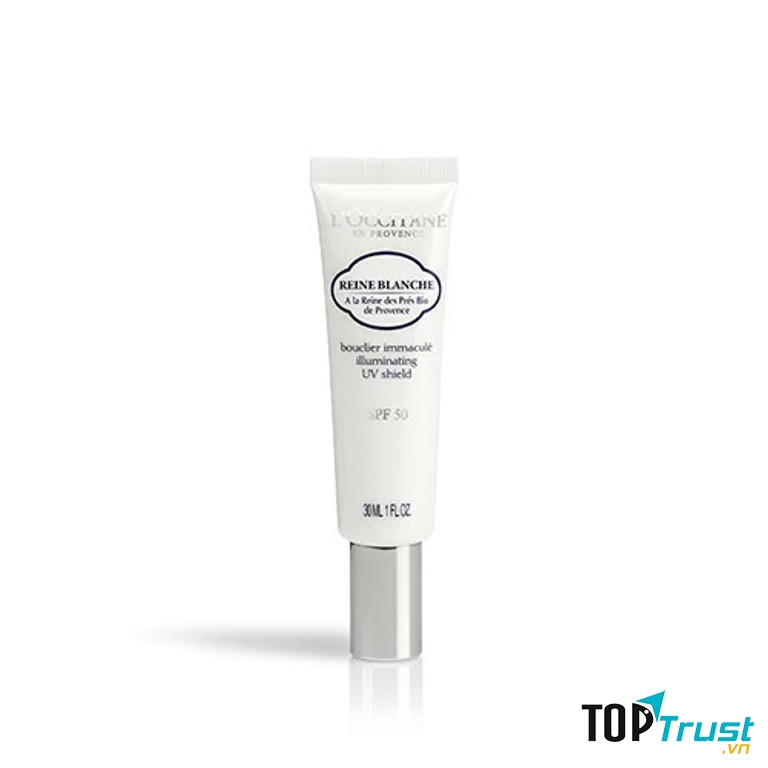 Kem chống nắng làm trắng da L’Occitane Reine Blanche Illuminating UV Shield