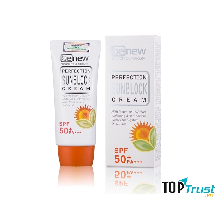 Kem Chống Nắng Trắng Da Benew Perfection Sunblock Cream SPF 50 PA+++ (50ml)