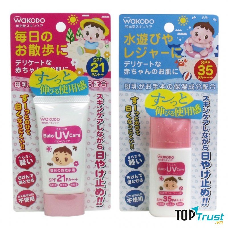 Kem chống nắng Wakodo cho bé