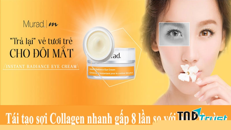 Kem xoá thâm mắt cấp kỳ giải quyết những vấn đề nổi bật của mắt như quầng thâm, nếp nhăn và vết chân chim vùng mắt.