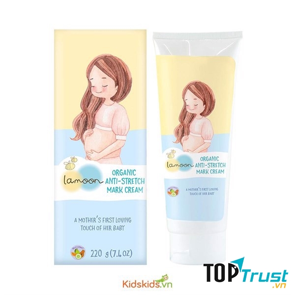 Kem chống rạn da Organic cho bà bầu Lamoon