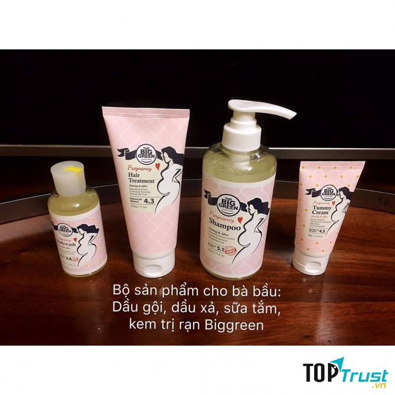 Kem chống rạn, khắc phục tình trạng rạn da BIGGREEN PREGNANCY TUMMY CREAM