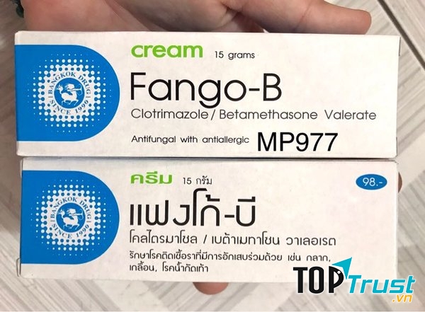 Kem đặc trị các loại nấm da và lang ben Fango-B Cream