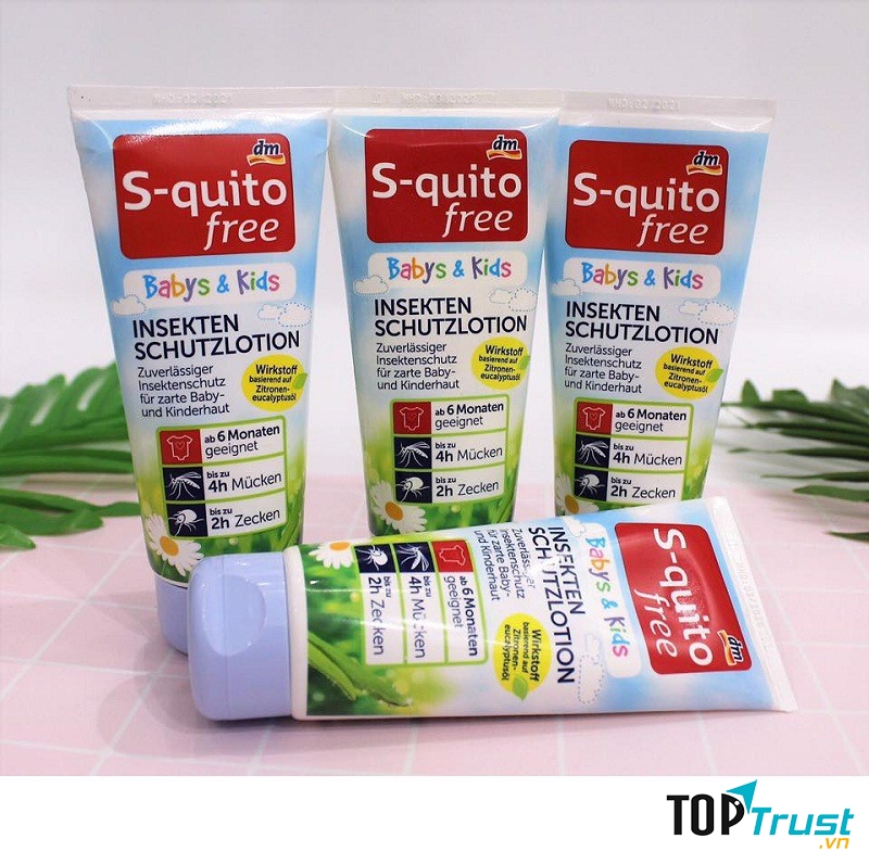 Kem đặc trị muỗi đốt và côn trùng cắn S-quito Free