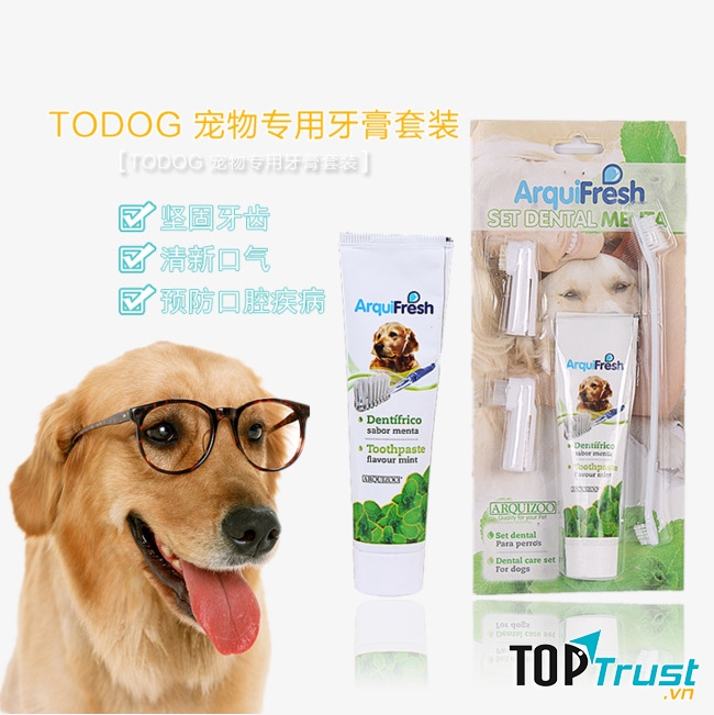 Sản phẩm là sự kết hợp giữa tinh chất táo, Baking Soda và Bạc hà tươi giúp cho răng và nướu của vật nuôi luôn sạch sẽ và khỏe mạnh, hơi thở luôn thơm tho, tươi mát.