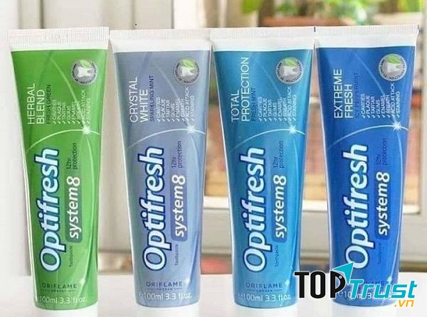 Kem đánh răng oriflame, Optifresh System 8 Herbal Blend Toothpaste