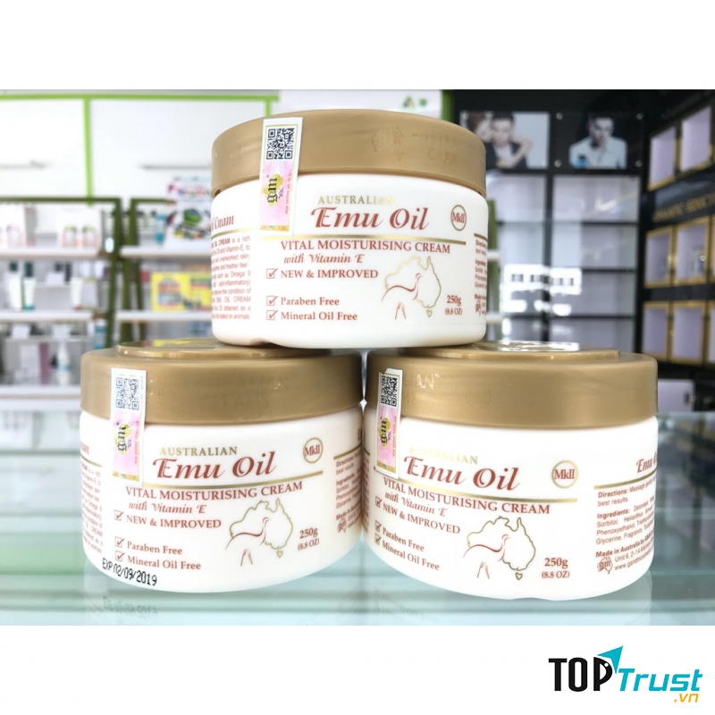 Kem dưỡng ẩm Australian Emu Oil Vital Moisturizing Cream MK II