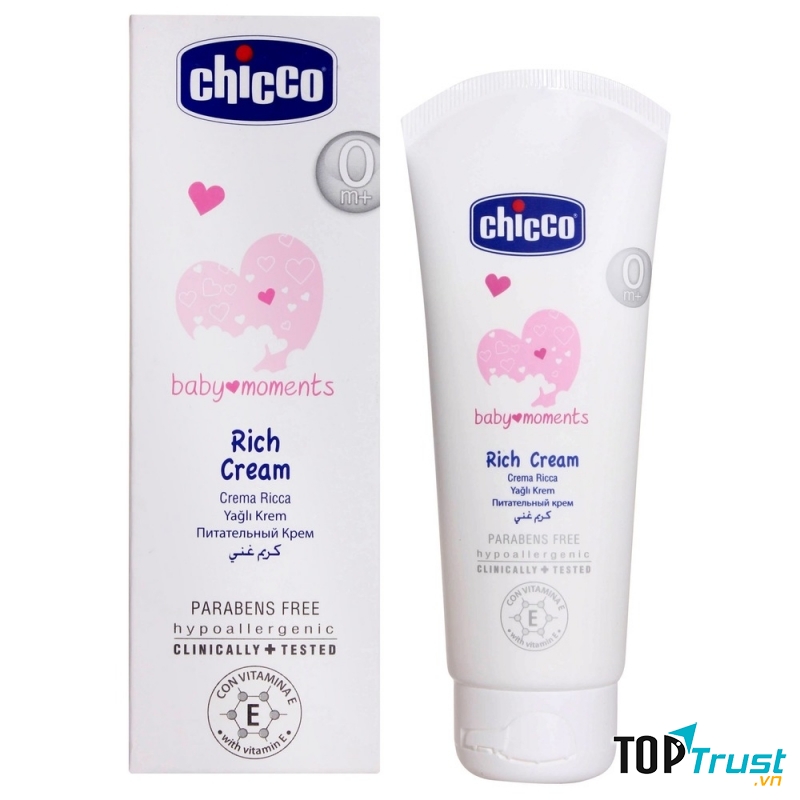 Kem dưỡng ẩm chicco trên thị trường