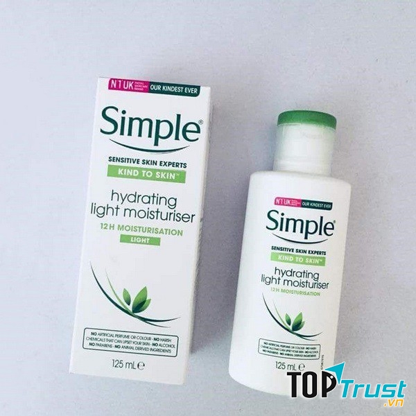 Kem Dưỡng Ẩm Da Simple Kind To Skin Hydrating Light Moisturiser (125ml)