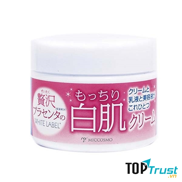 Kem dưỡng da trắng mịn giàu dưỡng chất  Placenta White Label