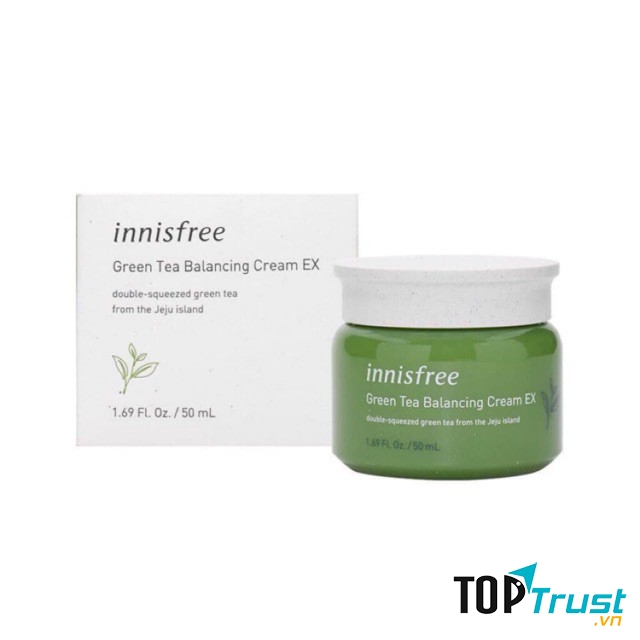Kem dưỡng ẩm từ trà xanh Green Tea Balancing Cream EX Innisfree (50ml)