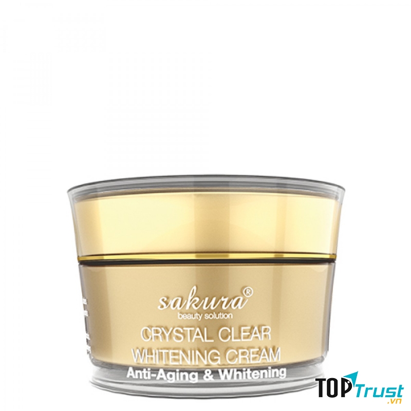 Kem dưỡng Sakura Crystal Clear Whitening Cream