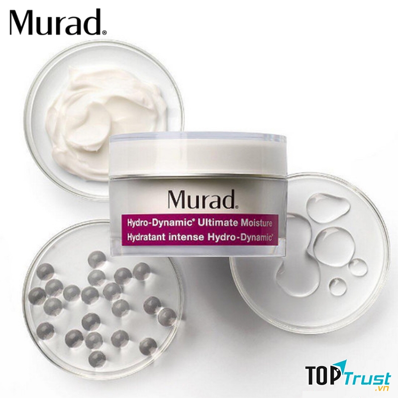 Xua tan làn da khô ráp cùng công nghệ Hydro-Dynamic™ Ultimate Moisture độc đáo từ Murad.﻿ ﻿Da của bạn sẽ được hấp thụ lượng ẩm cần thiết cho da và duy trì trong thời gian dài, giảm tình trạng bong tróc, đau rát.