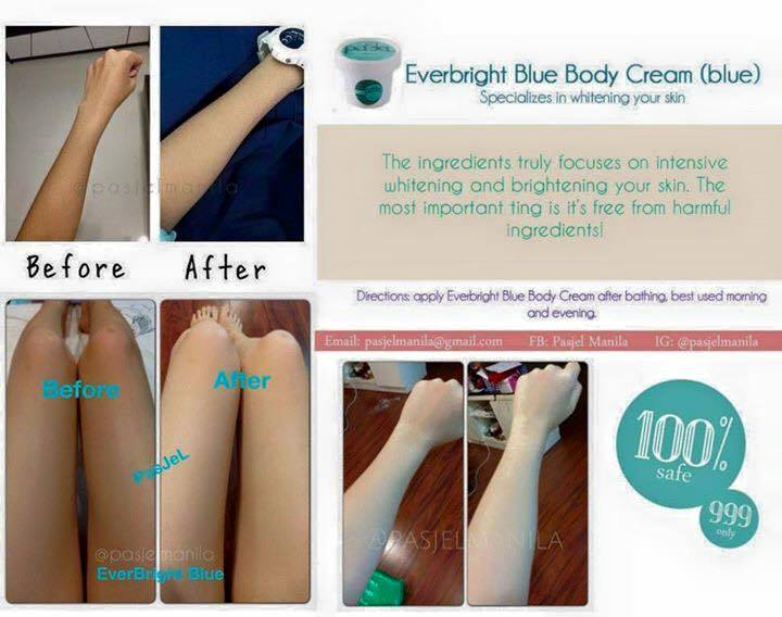 Kem dưỡng trắng body Pasjel Everlight Blue