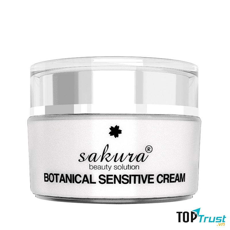 Kem dưỡng trắng cho da nhạy cảm Sakura Botanical Sensitive Cream