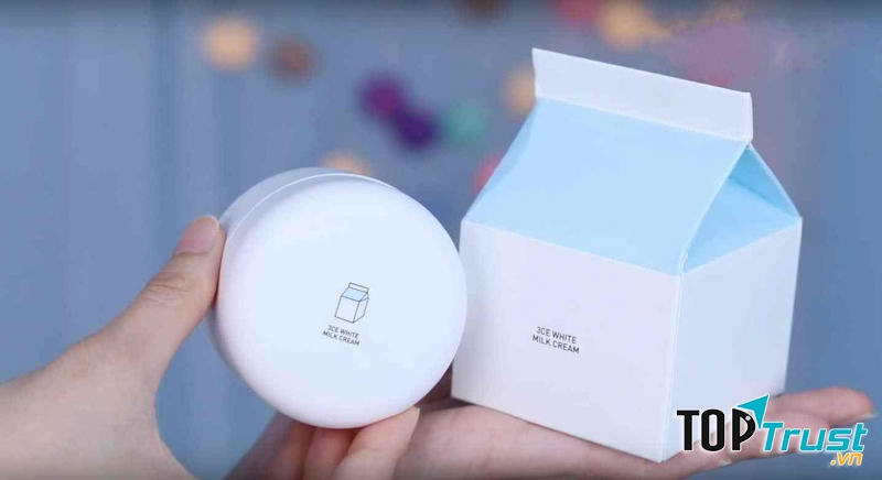 Kem dưỡng trắng da 3CE WHITE MILK CREAM