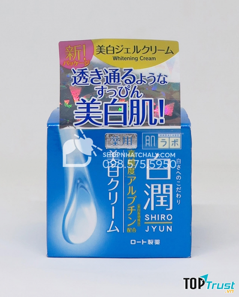 Kem dưỡng ẩm trắng da Hada Labo Shirojyun Deep Whitening Cream