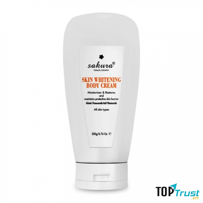 Kem Sakura Skin Whitening Body Cream