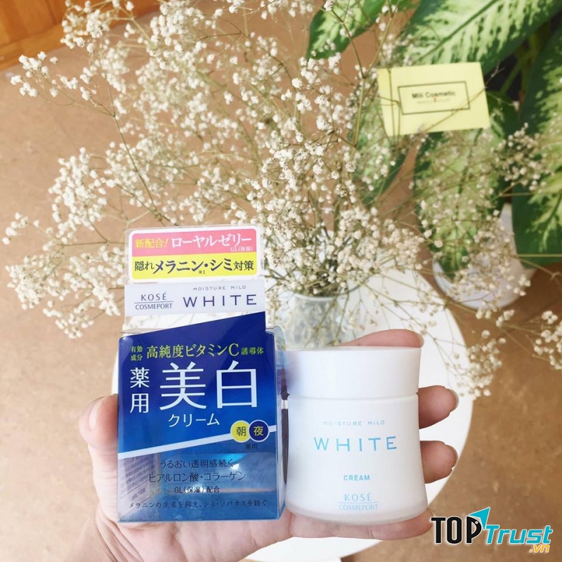 Kose Moisture Mild White Cream luôn mang đến sự hài lòng nơi khách hàng