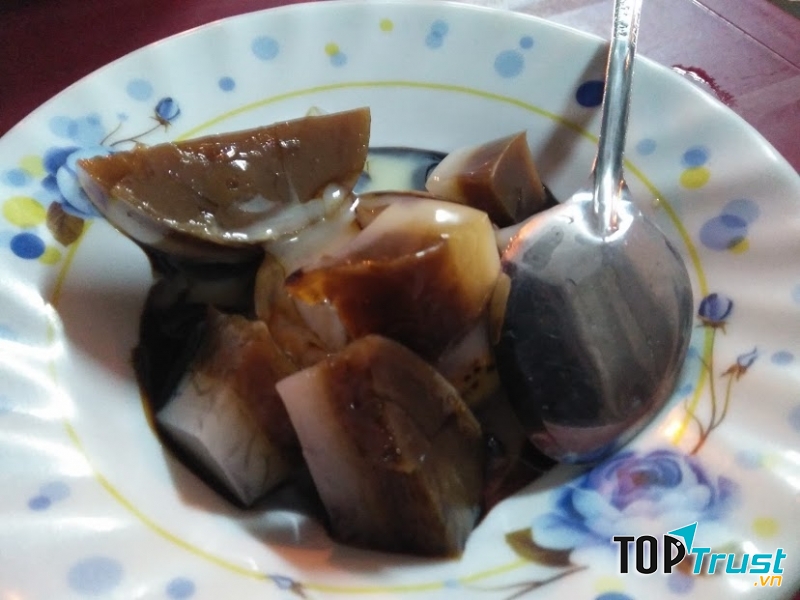 Kem Flan 10k/ đĩa (hình ảnh do người viết tự chụp)