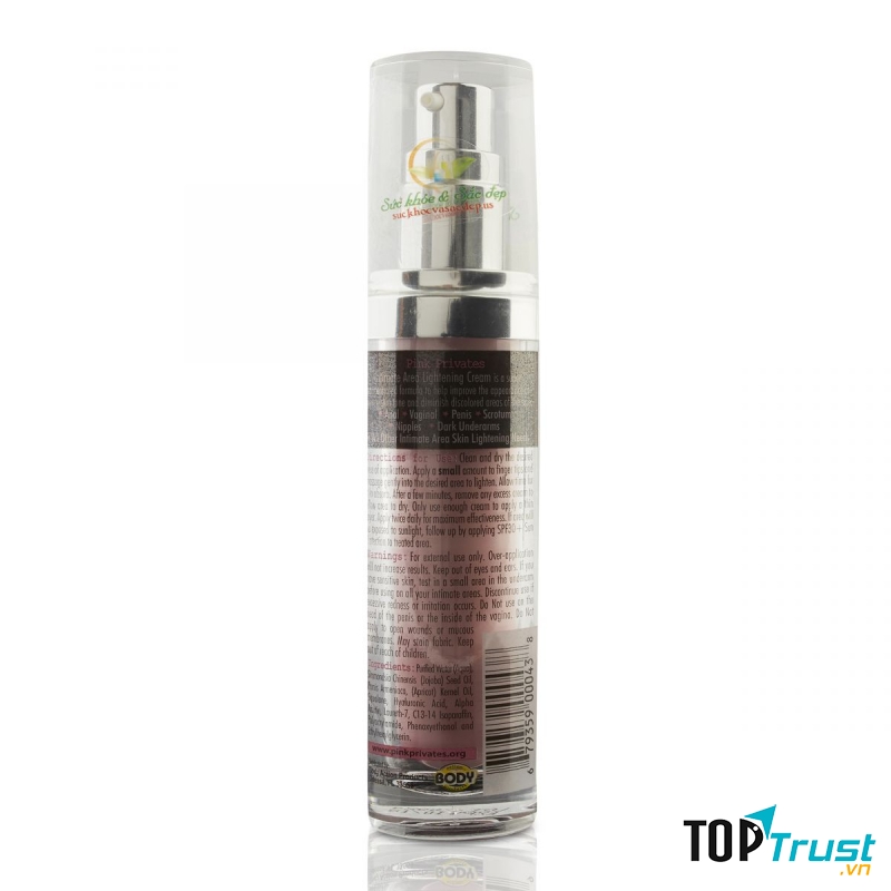 Pink Privates có xuất xứ tại Mỹ, là một trong những sự lựa chọn mà bạn có thể cân nhắc để chọn một người bạn đồng hành giúp nhũ hoa trở nên hồng hào, tươi trẻ và tràn đầy sự quyến rũ hơn.