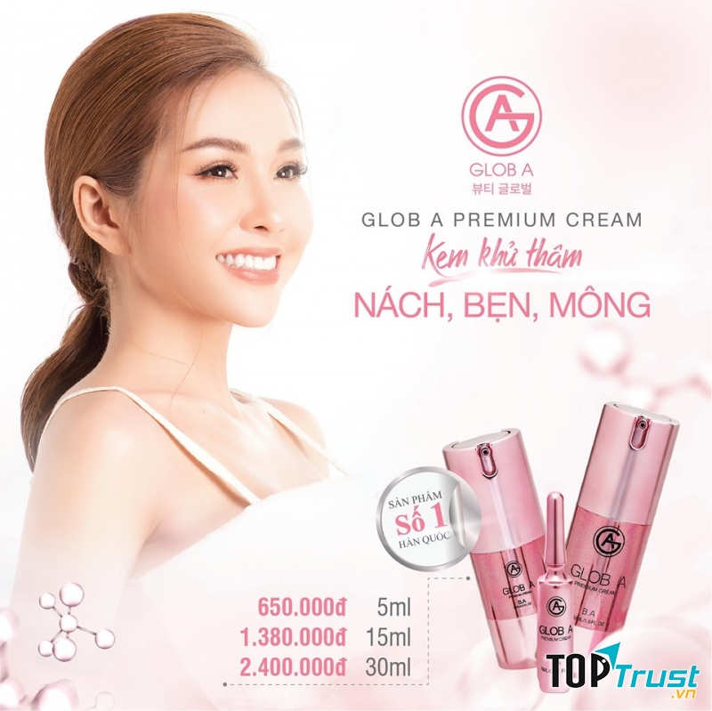 Kem khử thâm nách, bẹn, mông GLOB A - B.A