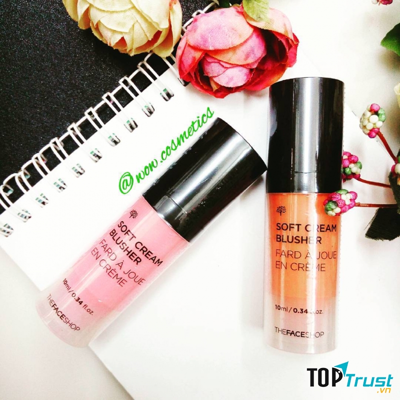 Kem má hồng The Face Shop Soft Cream Blusher
