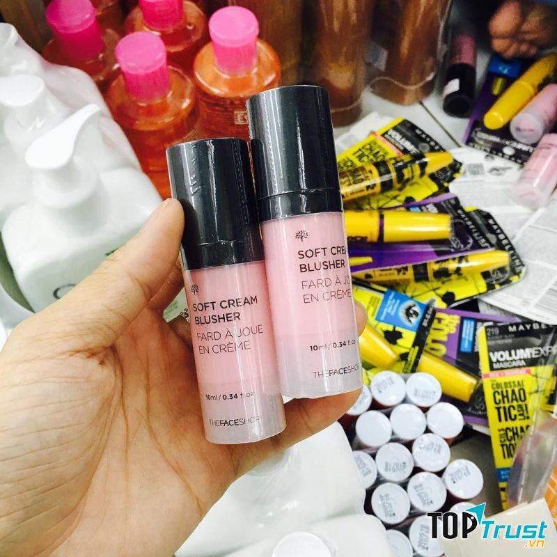 Kem má hồng The Face Shop Soft Cream Blusher