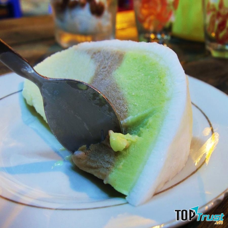 Kem miếng dừa