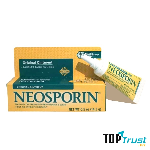 Kem mỡ điều trị vết thương Neosporin triple antibiotic ointment loại 14.2g