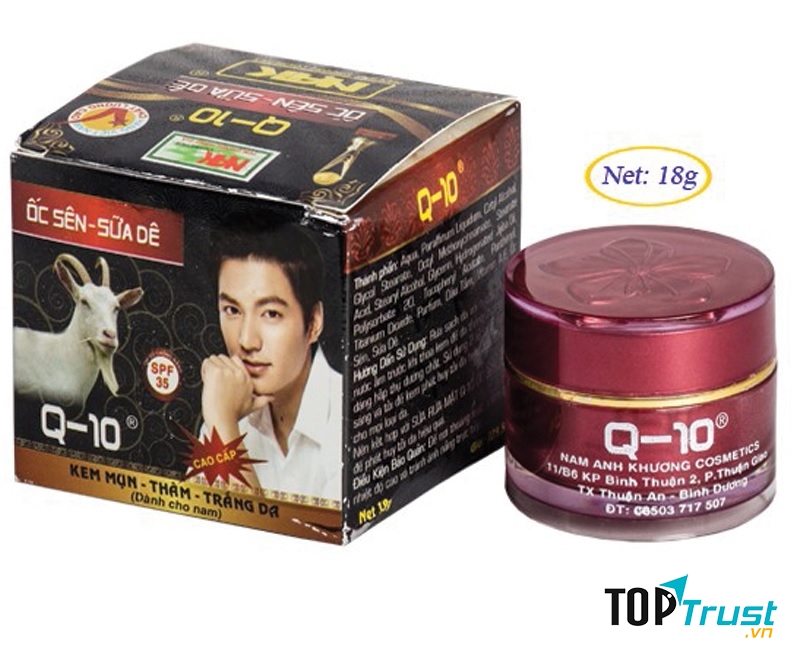 Làm đẹp nhé kem Ốc Sên sữa dê Q10