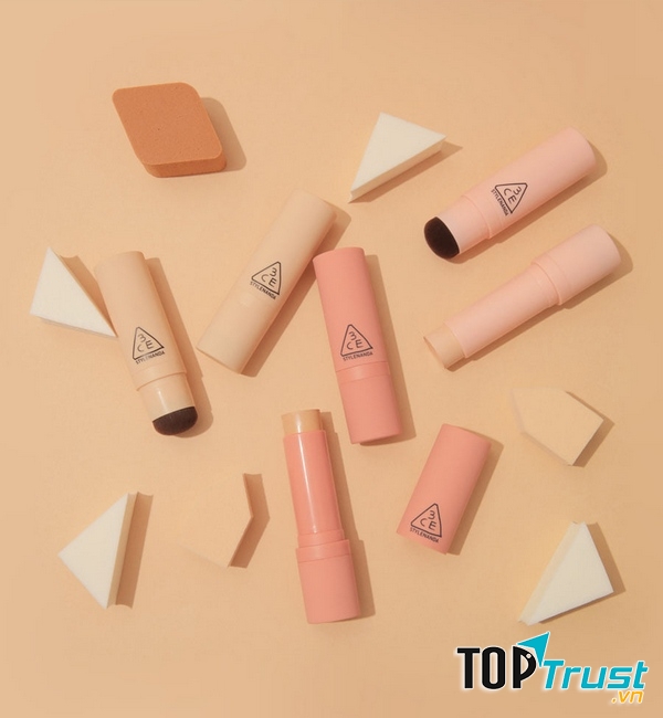 Kem nền dạng thỏi 3CE Layer Covering Stick Foundation