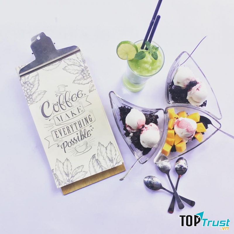 Kem Nếp Cẩm - Nu Coffee