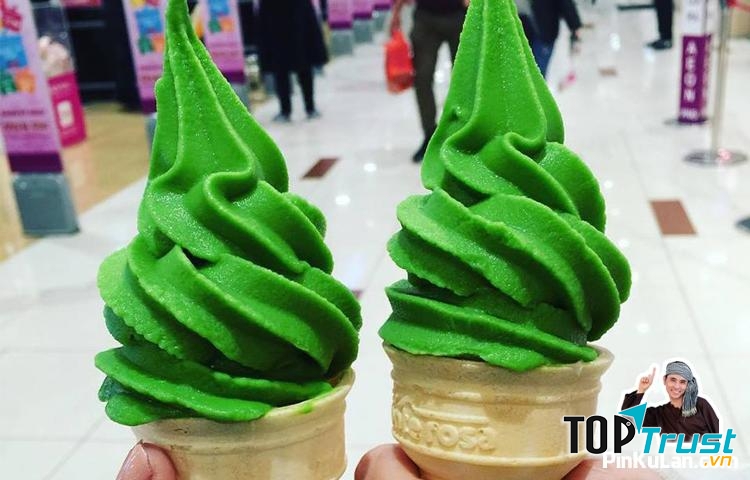Kem ốc quế trà xanh – TTTM AEON Mall