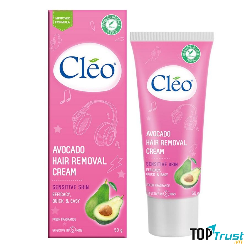 Kem tẩy lông Cleo dành cho da nhạy cảm