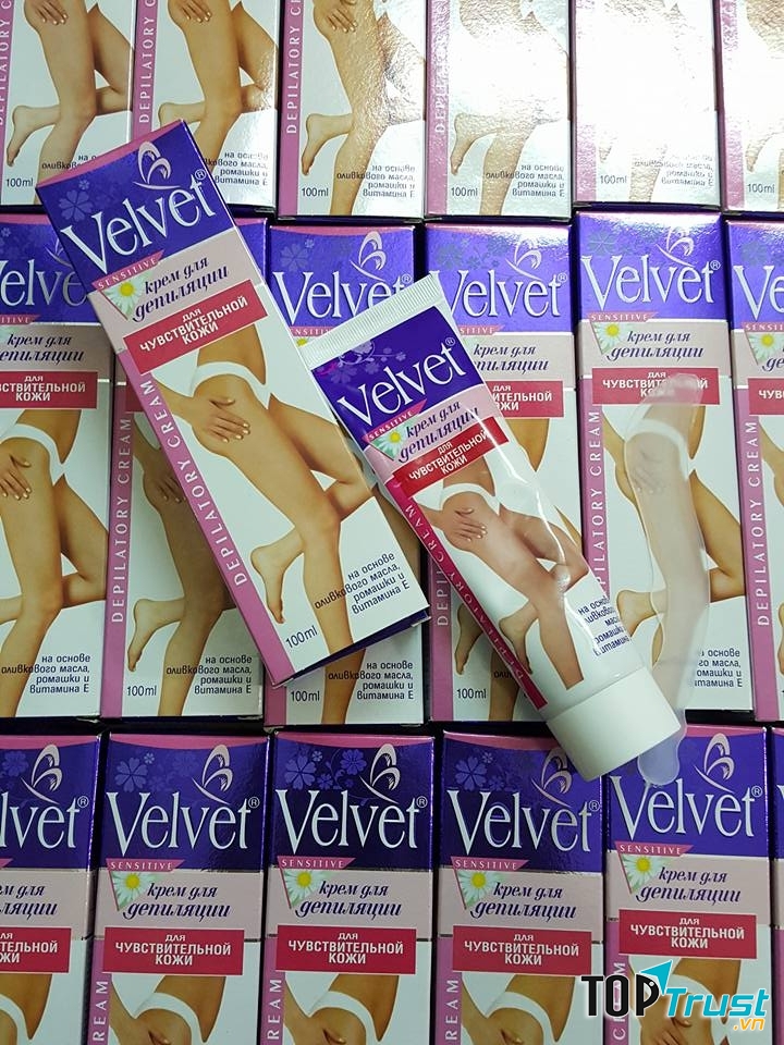 Kem tẩy lông Velvet Nga