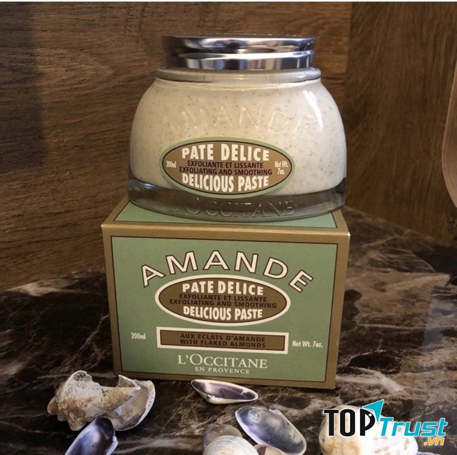 Kem tẩy tế bào chết organic L’Occitane Delicious Paste Exfoliating And Smoothing