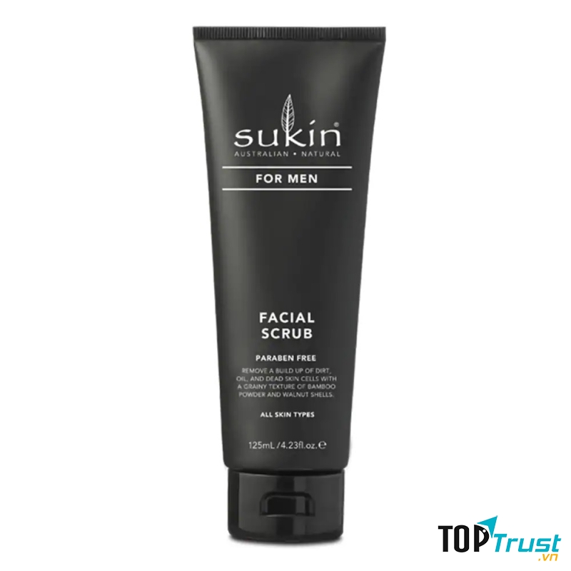 Kem tẩy tế bào chết Sukin For Men Facial Scrub