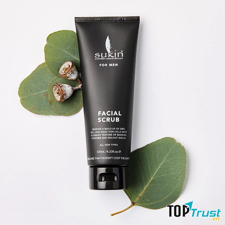 Kem tẩy tế bào chết Sukin For Men Facial Scrub