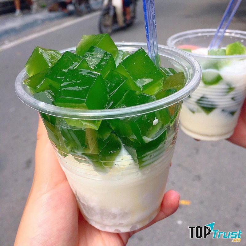 Kem thạch sữa dừa