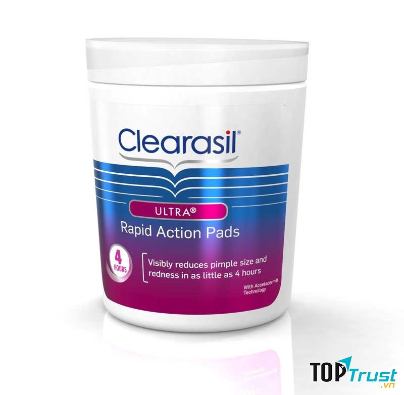 Kem trị mụn Clearasil Ultra Deep Pore Cleansing Pads