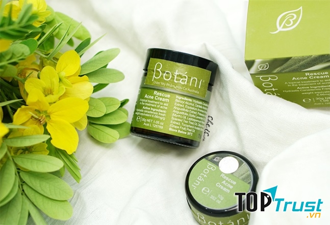 ﻿Kem trị mụn hữu cơ Botáni Rescue Acne Cream