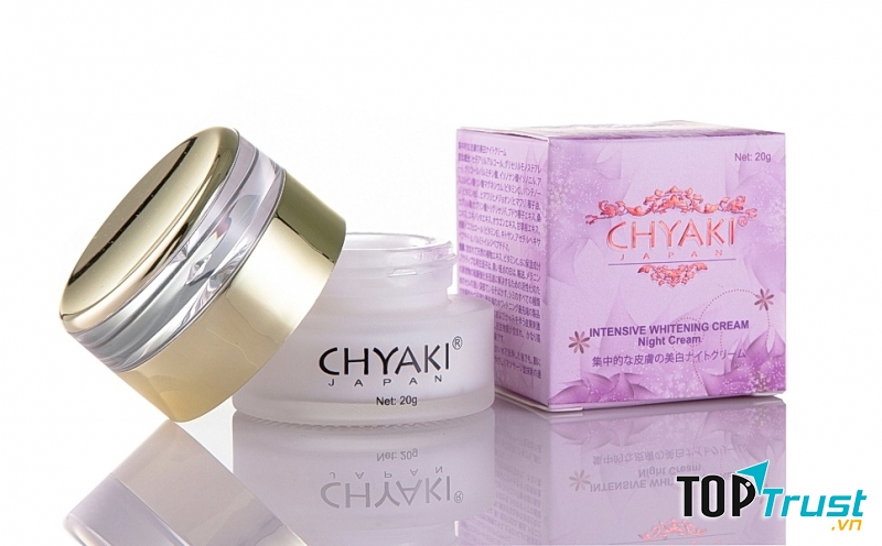 Sản phẩm dưỡng trắng da và ngăn ngừa mụn Chyaki