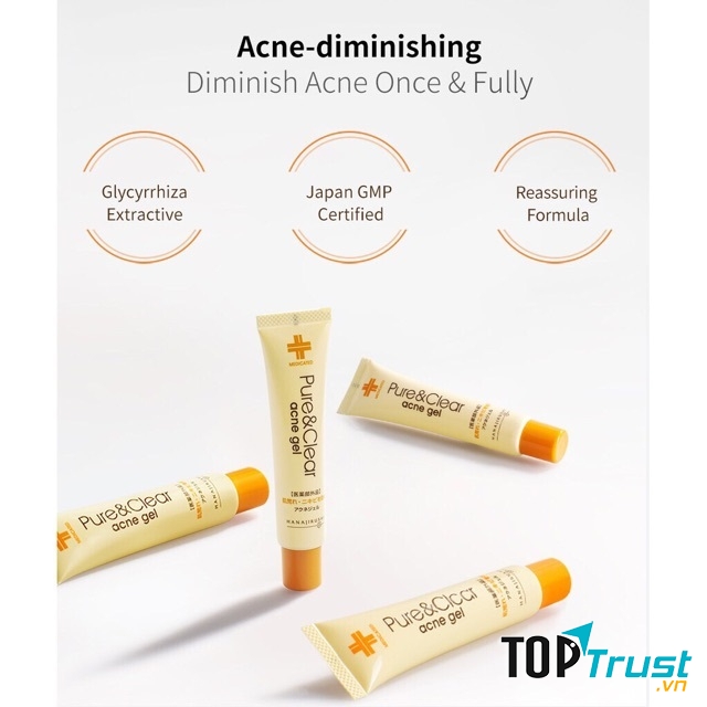 Kem trị mụn Hanajirushi Acne Gel