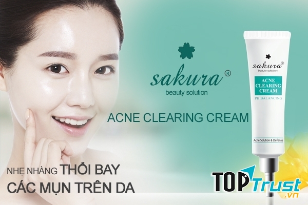 Kem trị mụn Sakura Acne Clearing Cream