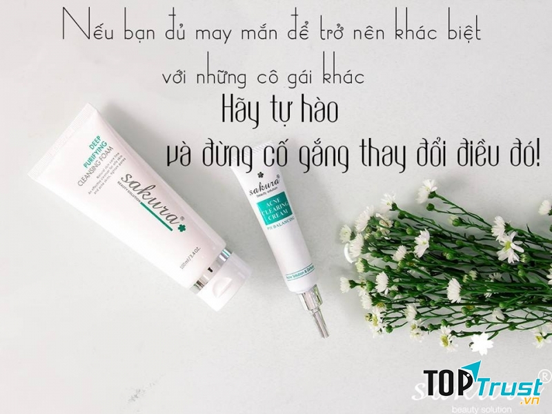 Kem trị mụn Sakura Ance Clearing Cream