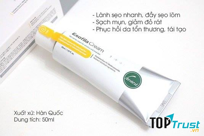 Kem trị mụn và lành sẹo Honesi Exofila Cream