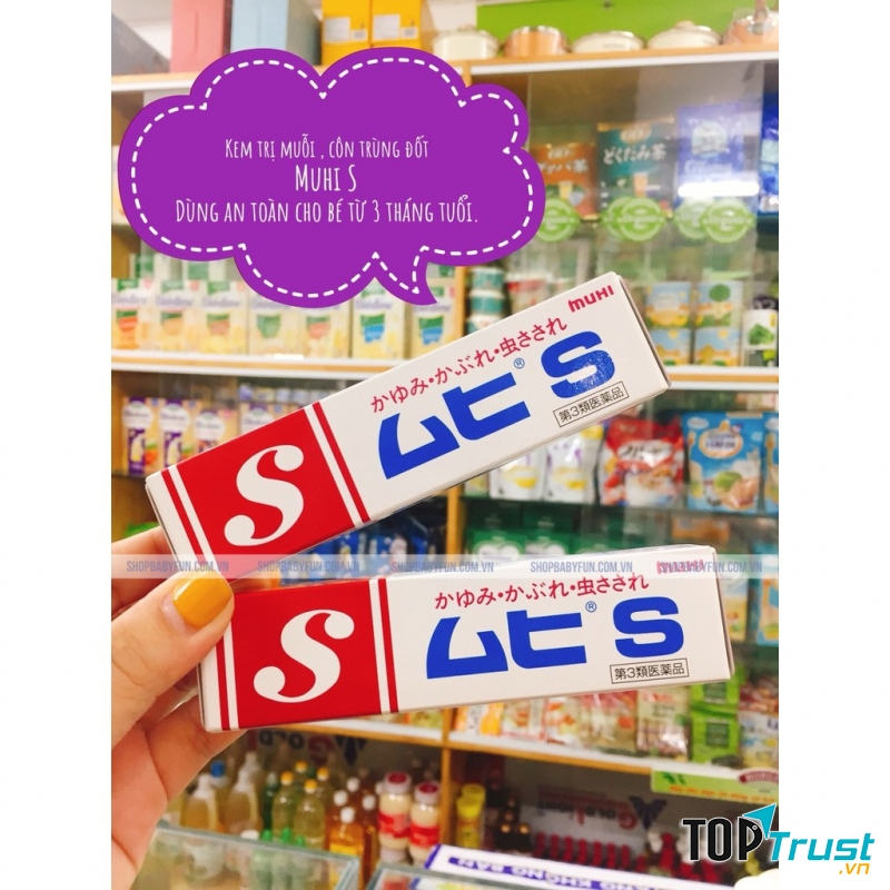 Kem trị muỗi đốt côn trùng cắn Muhi S