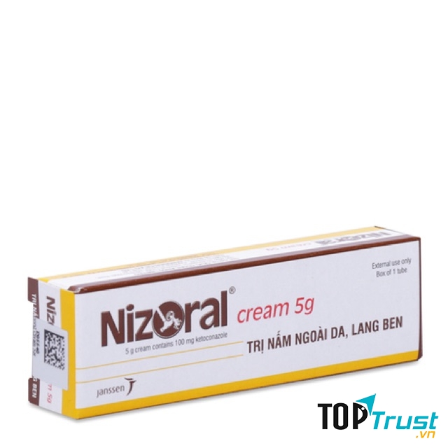 Kem trị nấm ngoài da, lang ben Nizoral Cream
